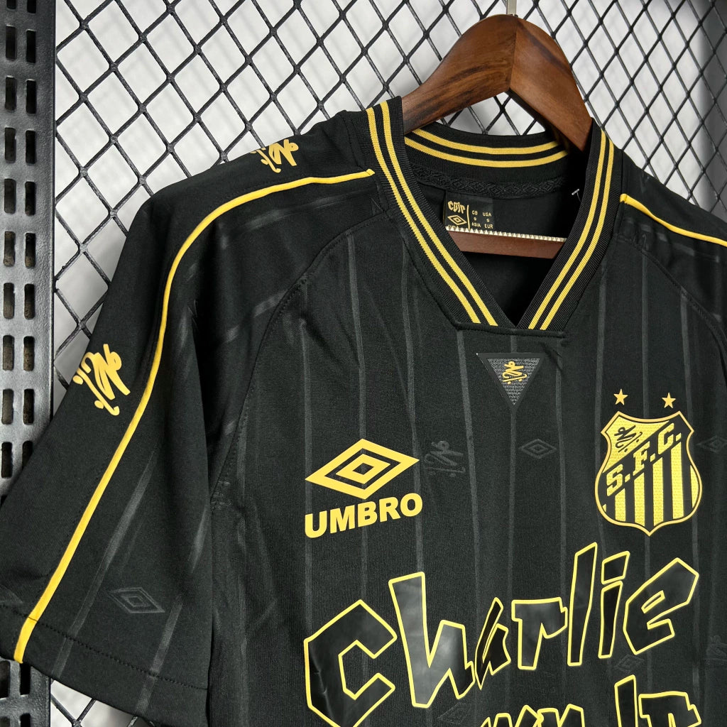 24/25 Santos Charlie Brown Jr Special Black Jersey