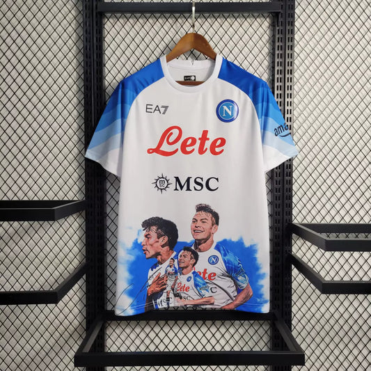 SSC Napoli Face Game Hirving Lozano Champion Jersey