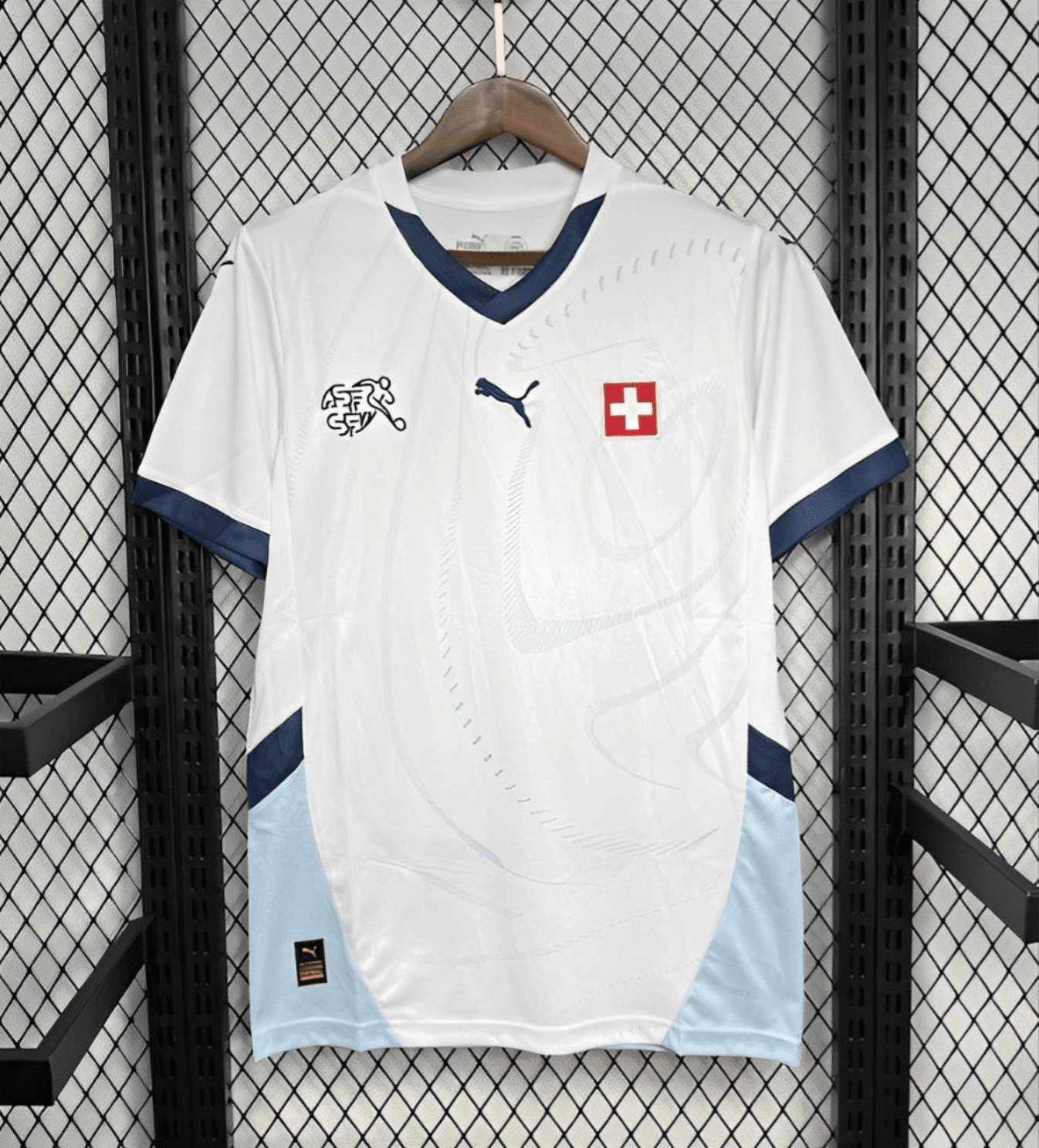 2024 Switzerland Away White Jersey