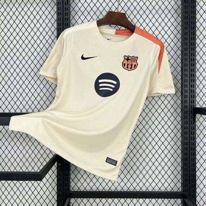 25/26 Barcelona Beige Pre-Match Jersey