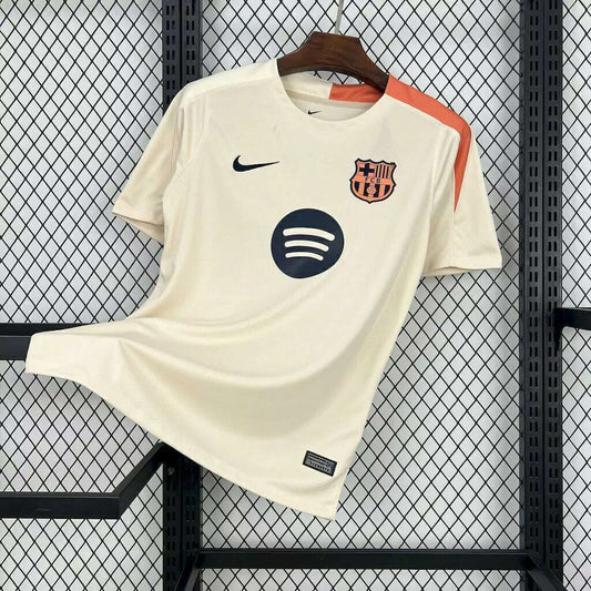 25/26 Barcelona Beige Pre-Match Jersey