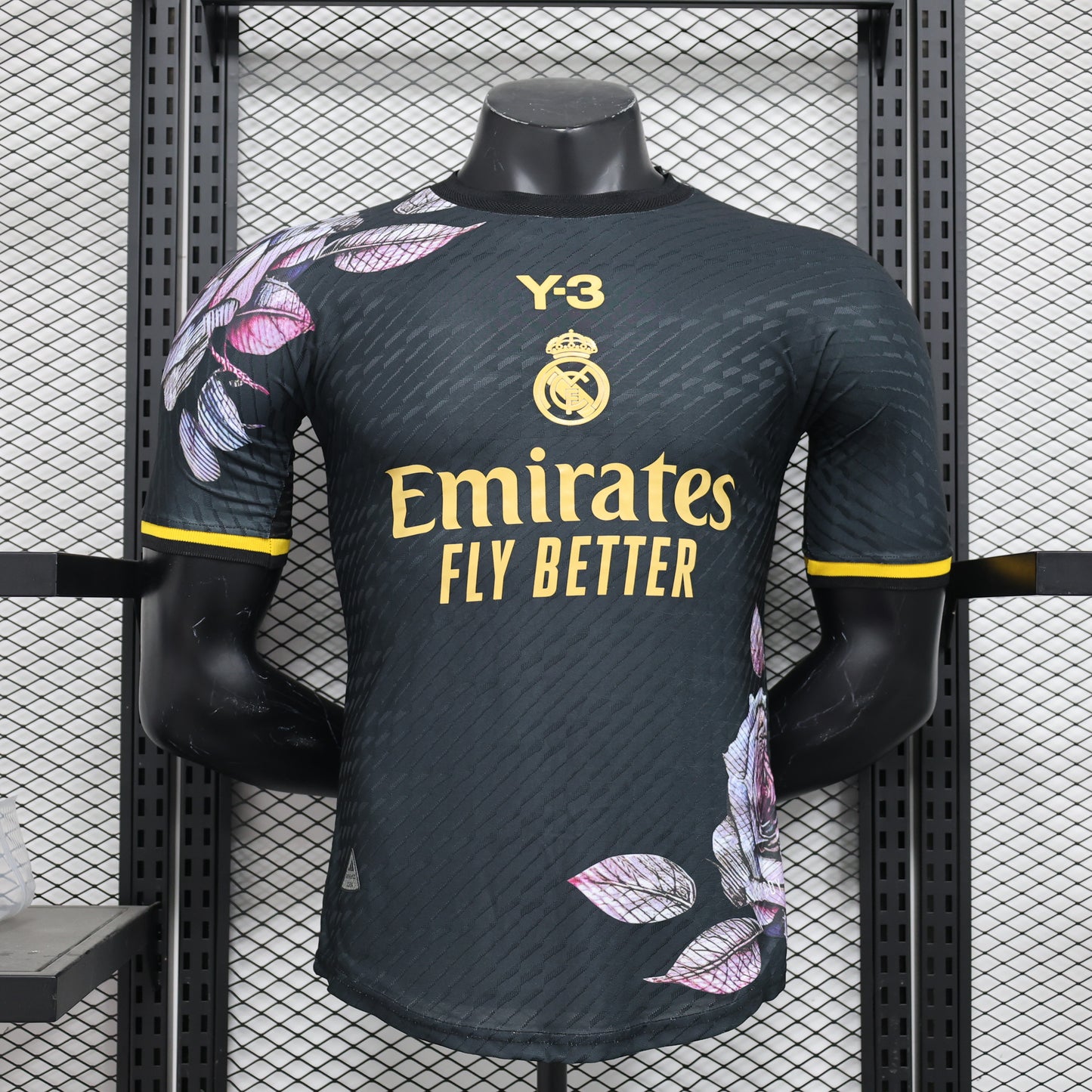 24/25 Real Madrid Y-3 Black Gold Edition Special Jersey