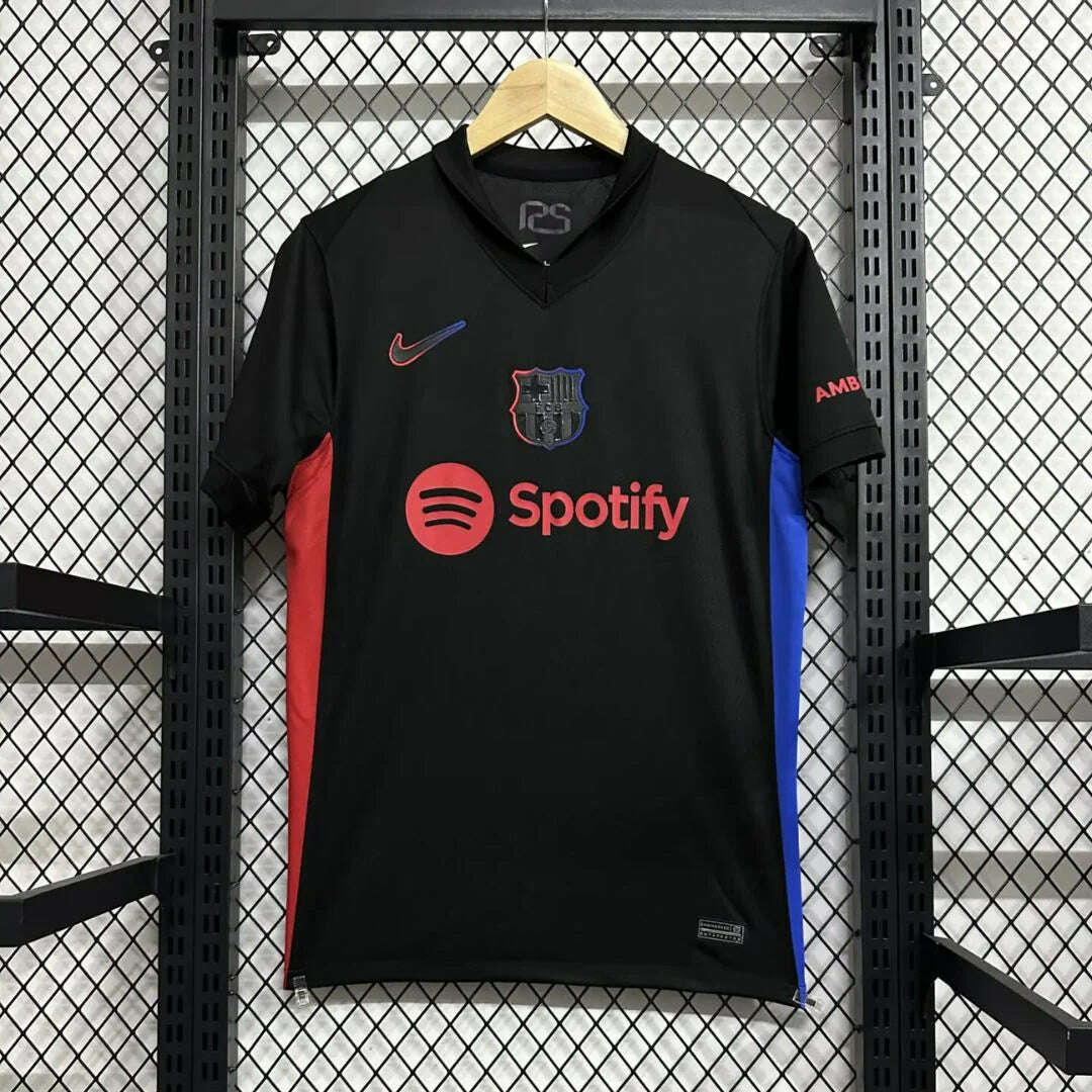 24/25 Barcelona Away Black Jersey