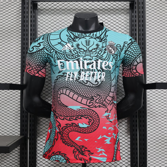 24/25 Real Madrid Red/Pink Dragon Special Jersey