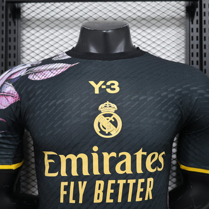 24/25 Real Madrid Y-3 Black Gold Edition Special Jersey