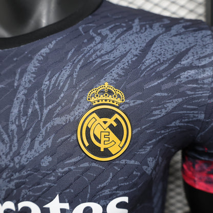 24/25 Real Madrid Black/Pink Dragon Special Jersey