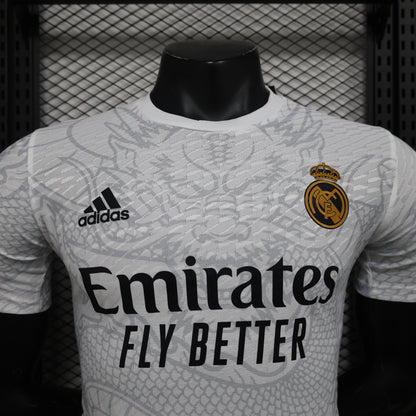 24/25 Real Madrid Grey/White Dragon Special Jersey