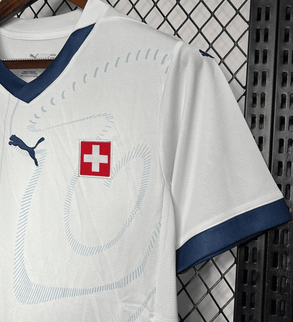 2024 Switzerland Away White Jersey