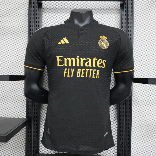 23/24 Real Madrid Black Third Jersey