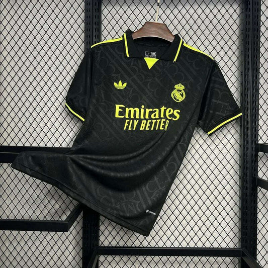 24/25 Real Madrid Black Special Pre-Match Jersey