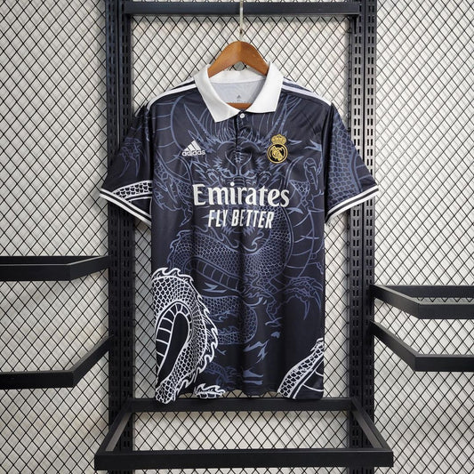 24/25 Real Madrid Black Dragon Special Jersey