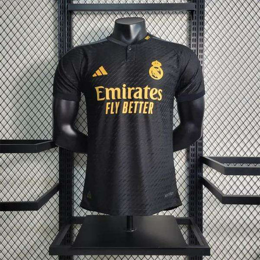 Player Version 23/24 Real Madrid Third Black Jersey