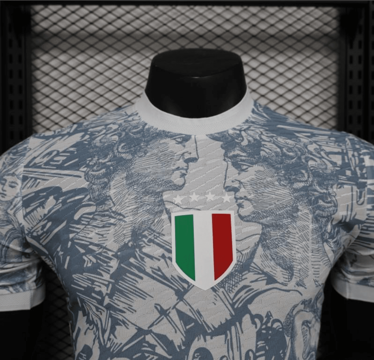 2024 Italy Michelangelo White Special Training Jersey Player Version