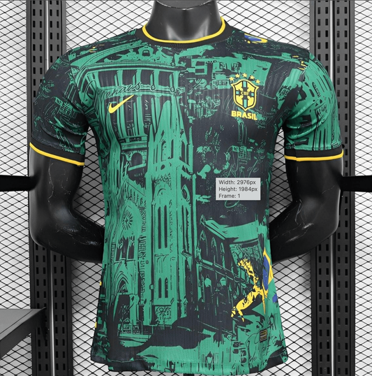 2024 Brazil Green Special Jersey Player Version