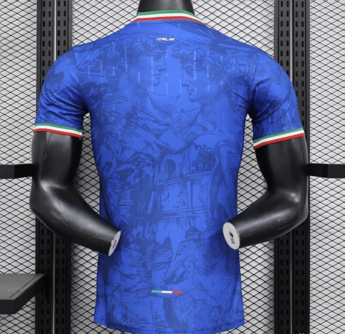 2024 Italy Michelangelo Blue Special Training Jersey Player Version