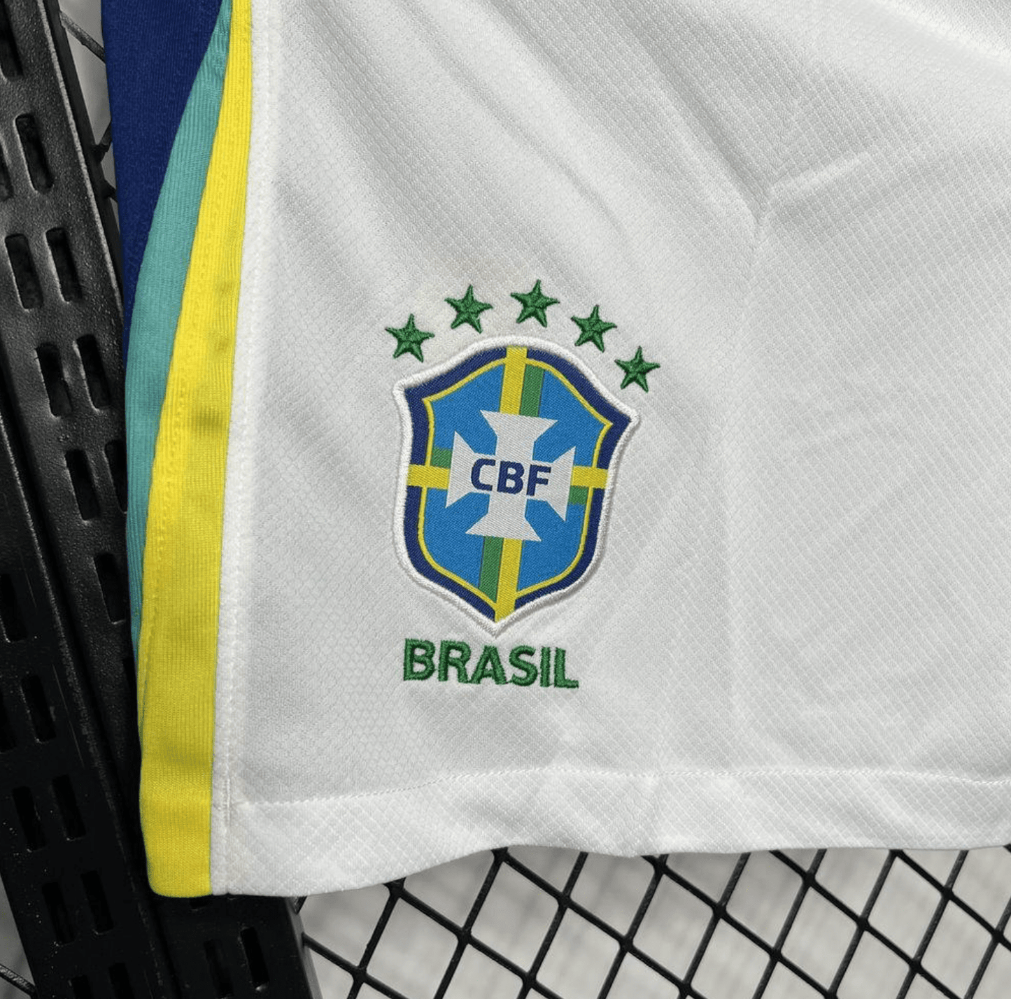 2024 Brazil Away White Shorts