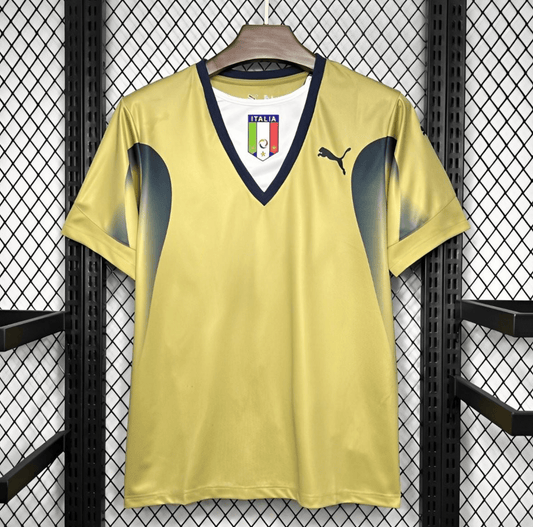 Retro Italy 2006 Goalkeeper Golden Jersey