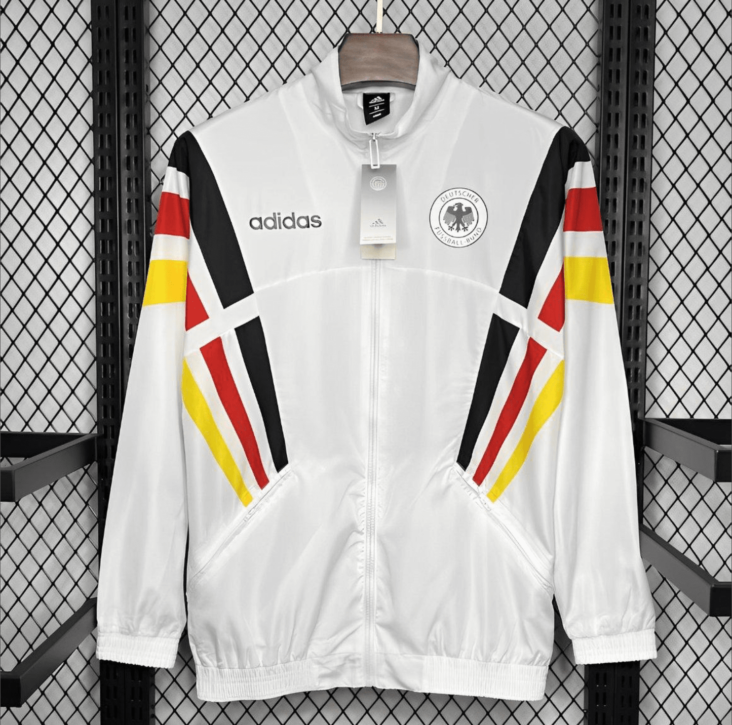 2024 Germany Euro White Windbreaker