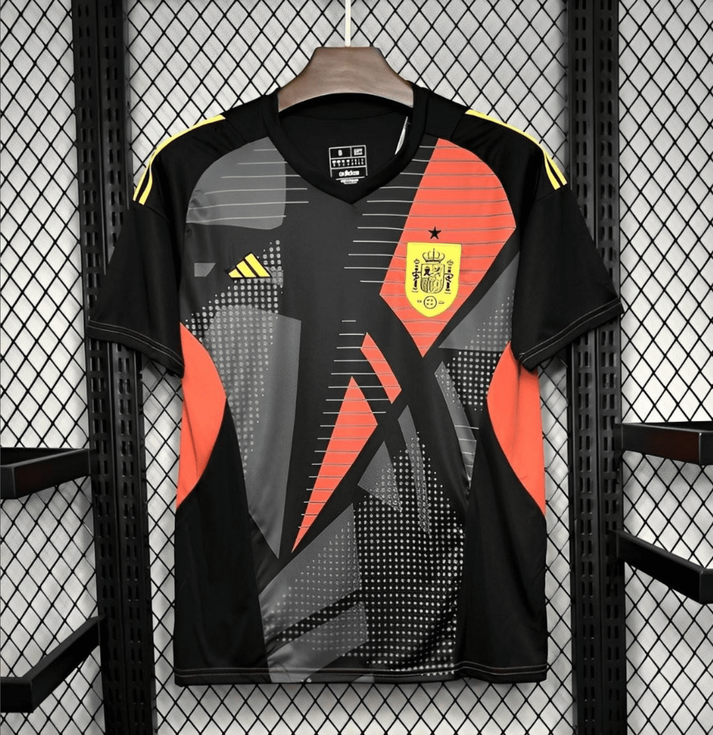 2024 Spain Euro Goalkeeper Black Jersey