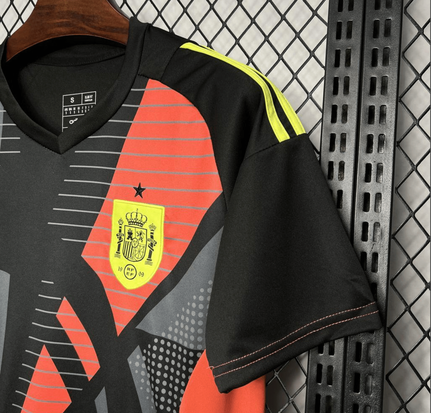 2024 Spain Euro Goalkeeper Black Jersey