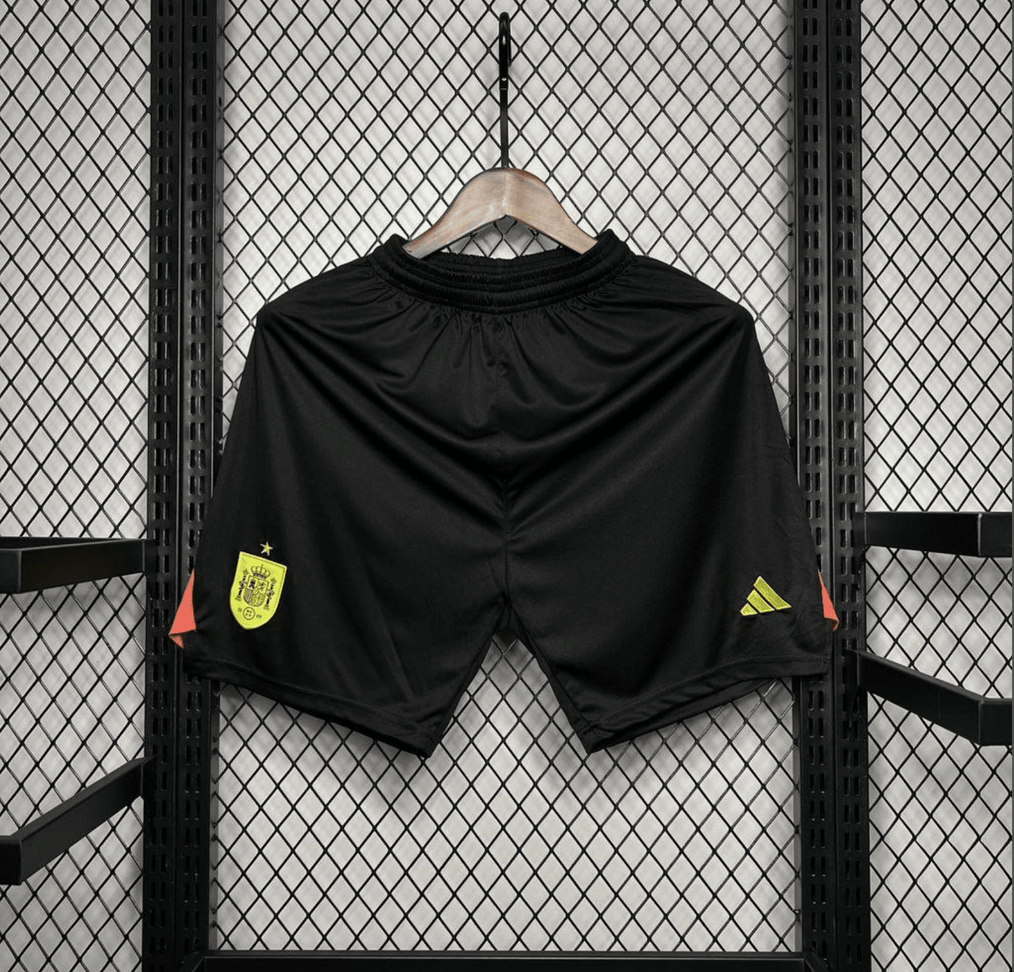 2024 Spain Euro Goalkeeper Black Shorts