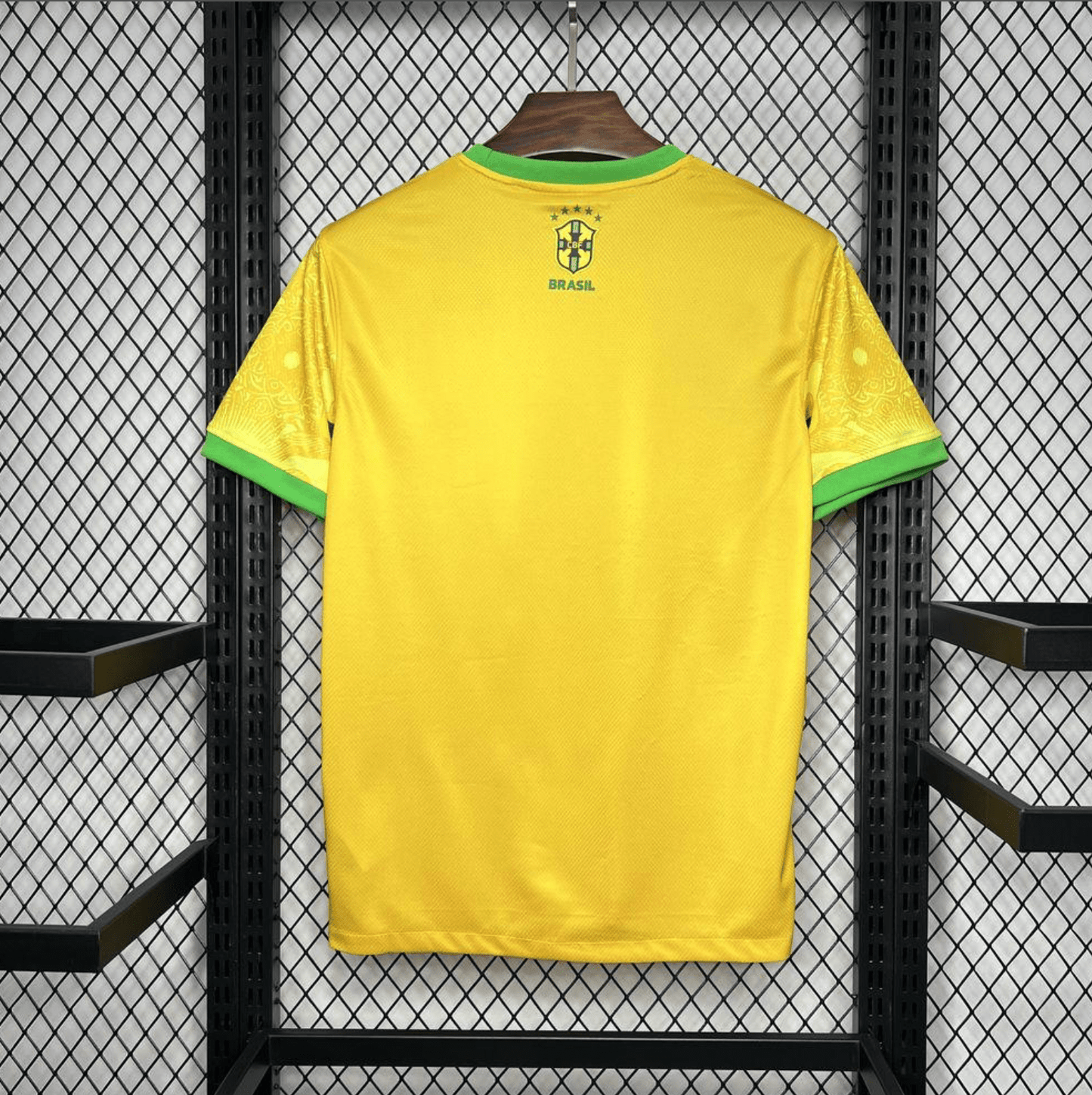 2024 Brazil Christ Yellow Goalkeeper Special Jersey