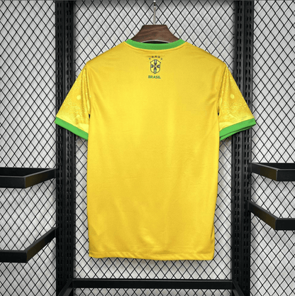 2024 Brazil Christ Yellow Goalkeeper Special Jersey