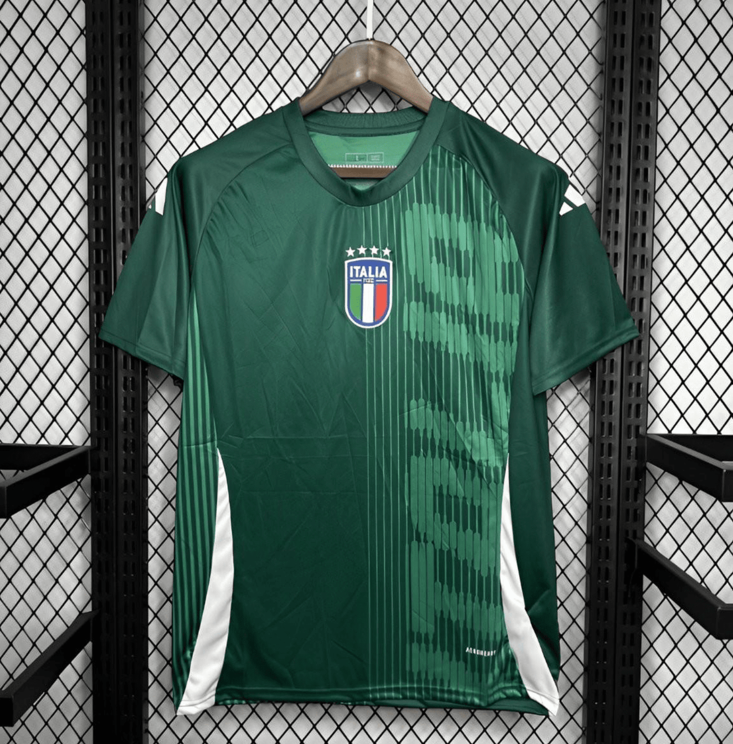 2024 Italy Pre-Match Green Jersey Player Version