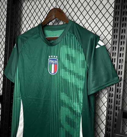 2024 Italy Pre-Match Green Jersey Player Version