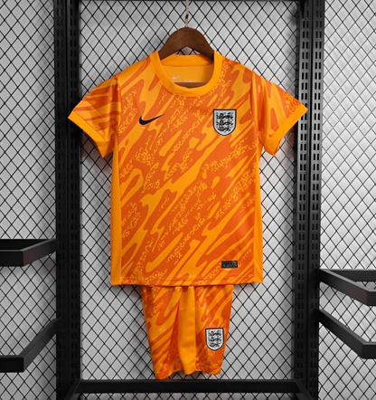 2024 England Kids Goalkeeper Yellow Jersey