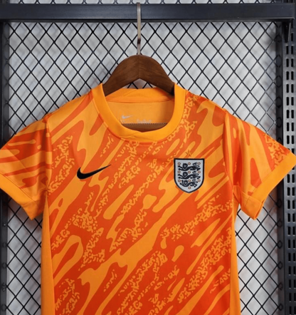 2024 England Kids Goalkeeper Yellow Jersey