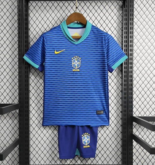 24/25 Brazil Kids Away Jersey