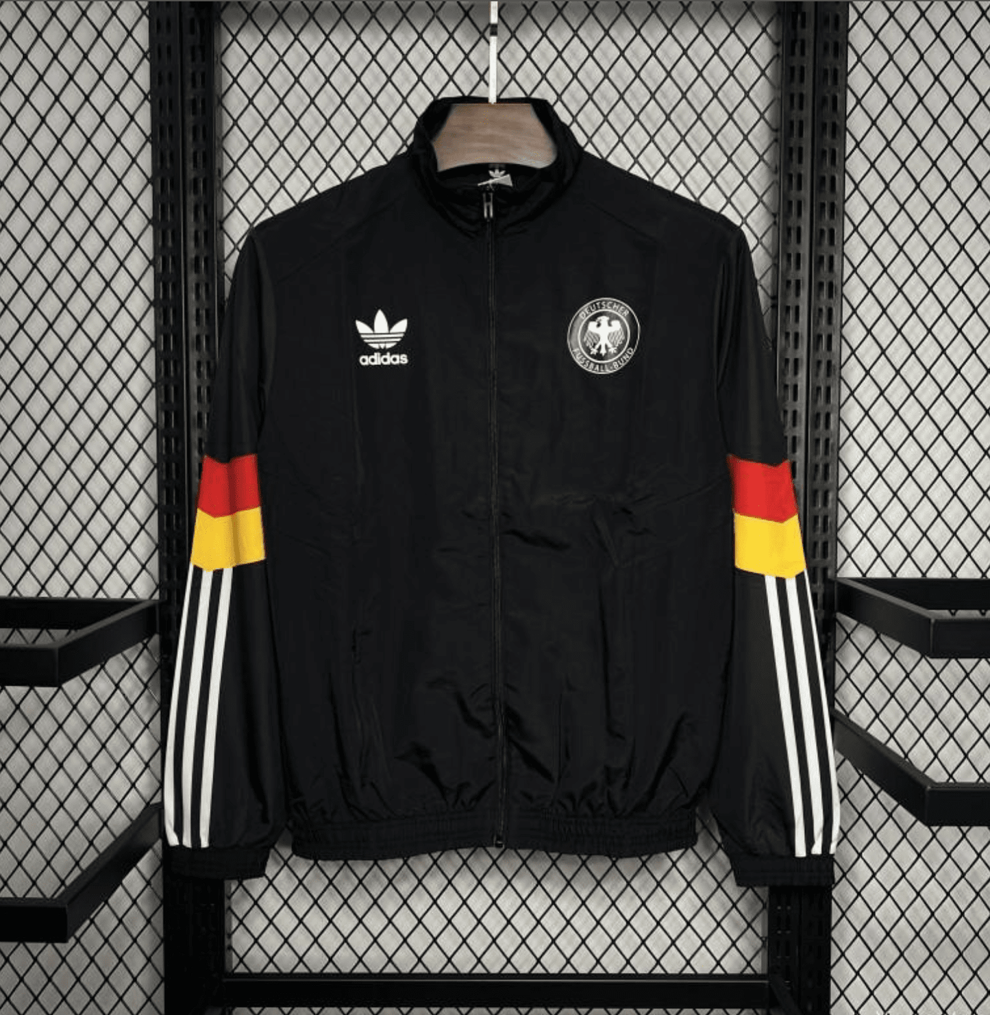 2024 Germany Black Windbreaker