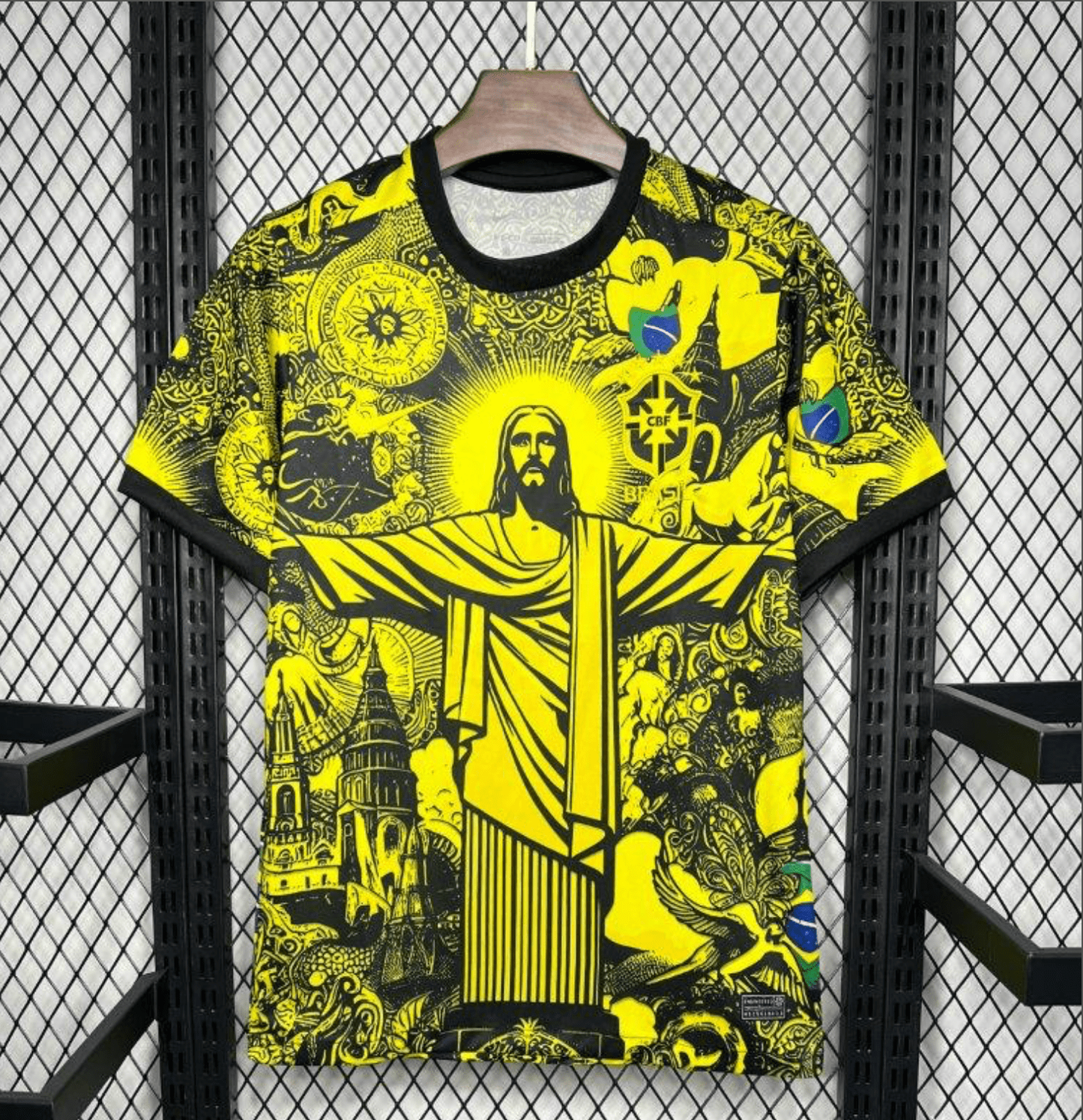 2024 Brazil X Christ Yellow Special Jersey