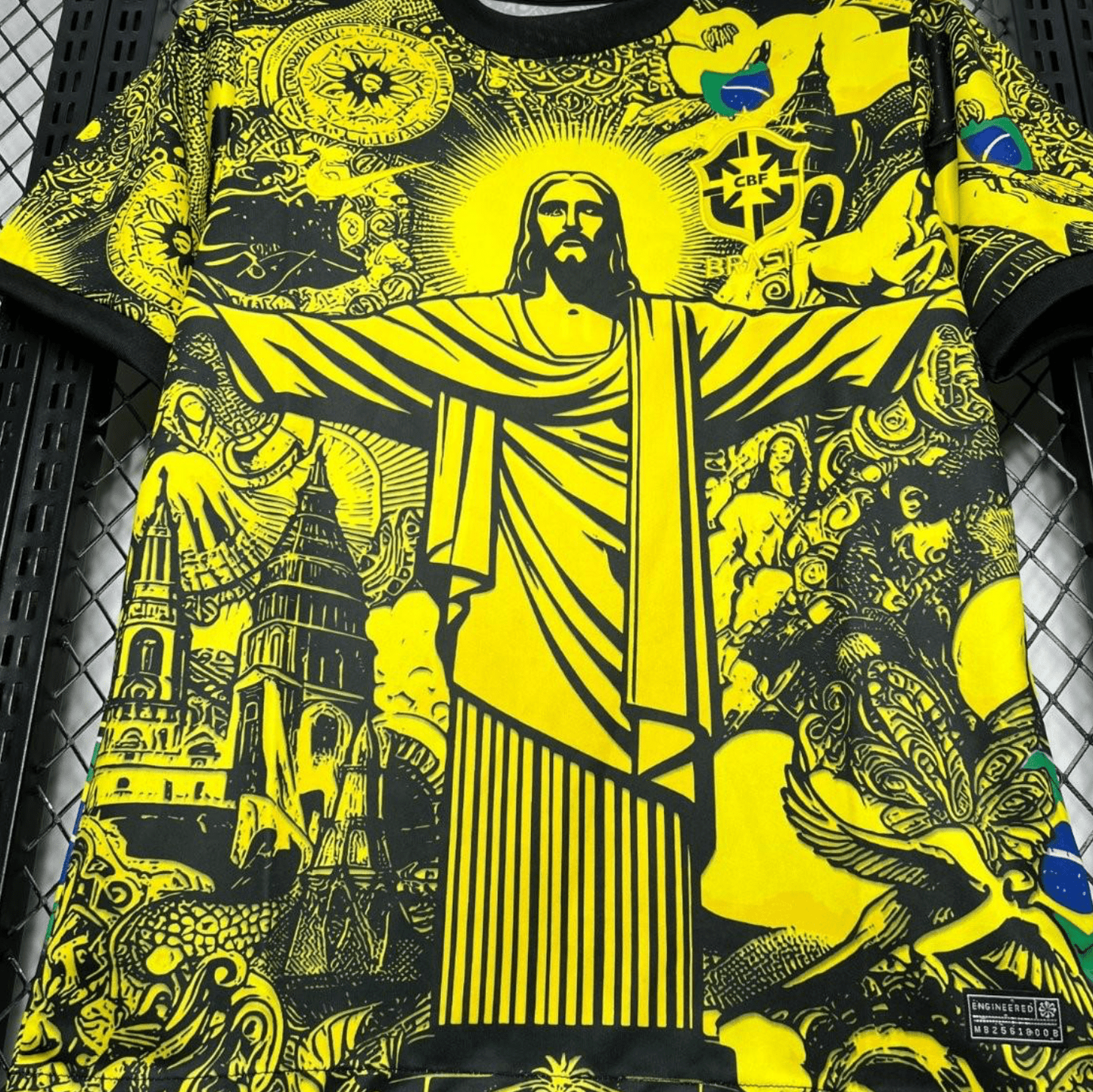 2024 Brazil X Christ Yellow Special Jersey