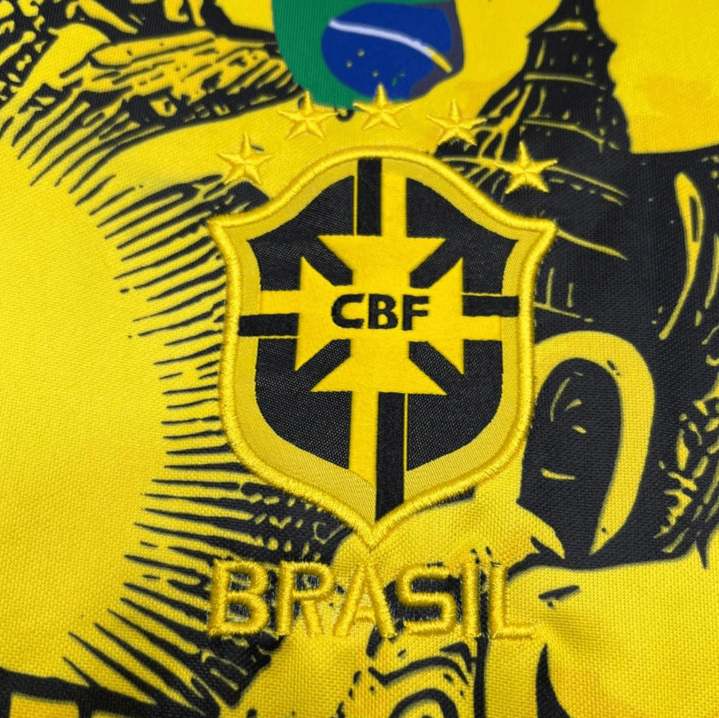 2024 Brazil X Christ Yellow Special Jersey