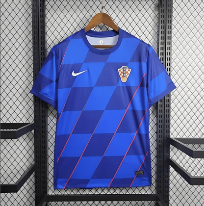 2024 Croatia Away Blue Jersey