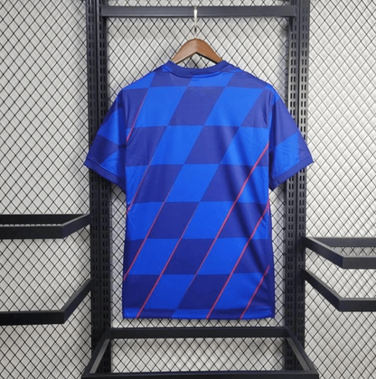 2024 Croatia Away Blue Jersey