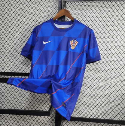 2024 Croatia Away Blue Jersey