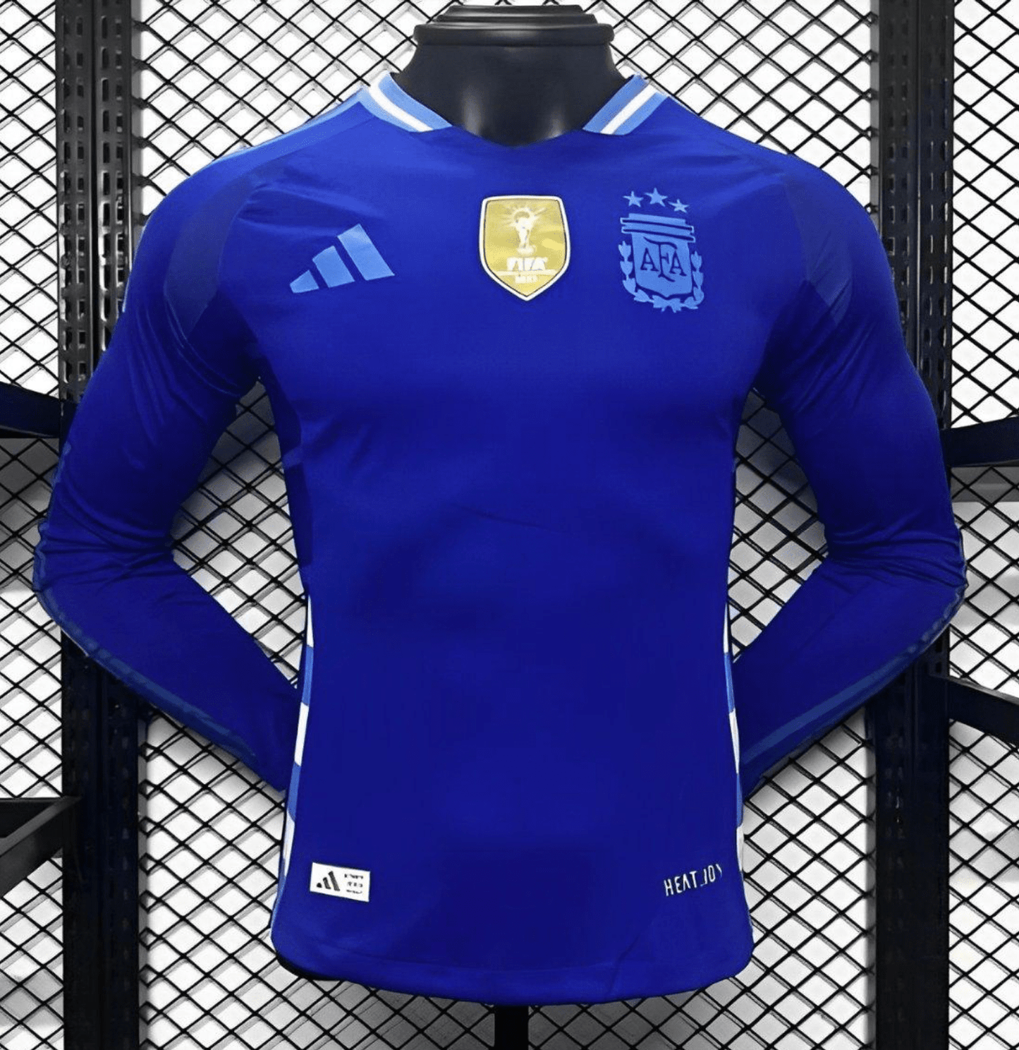 2024 Argentina Away Long Sleeve Jersey Player Version