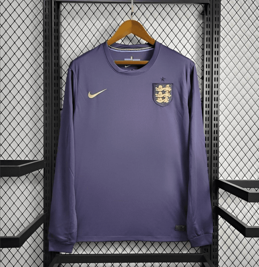 2024 England Away Navy Long Sleeve Jersey