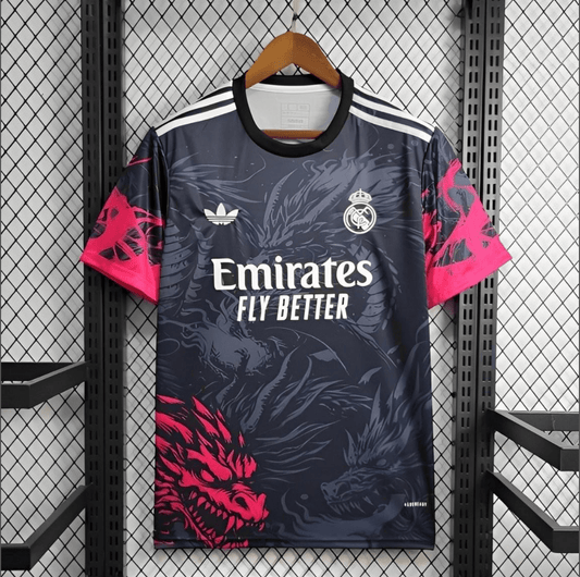 24/25 Real Madrid Black/Red Dragon Special Jersey