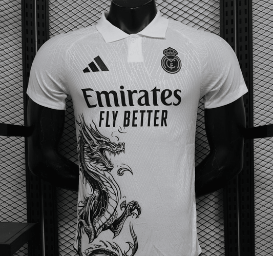 24/25 Real Madrid Dragon White Special Jersey