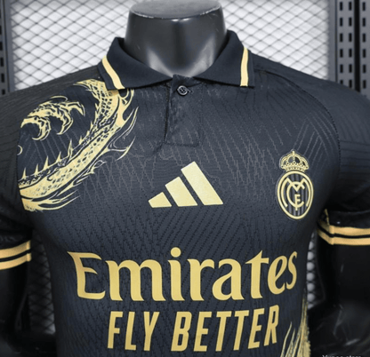 24/25 Real Madrid Black/Golden Special Jersey