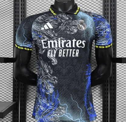 24/25 Real Madrid Black/Blue Dragon Special Jersey