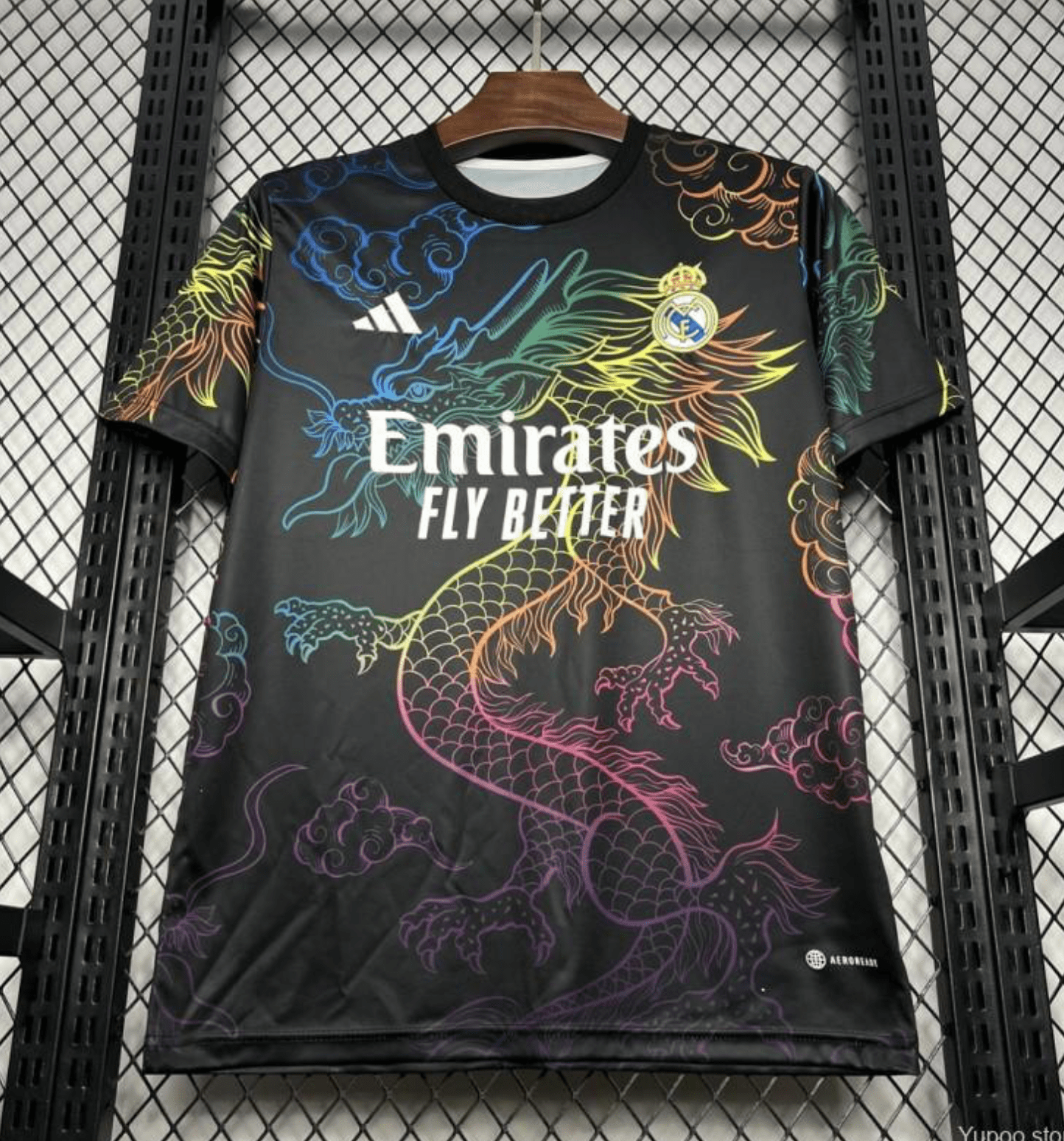 24/25 Real Madrid Black Multi-Color Dragon Special Jersey