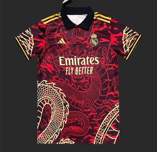 23/24 Real Madrid Wine Dragon Special Jersey