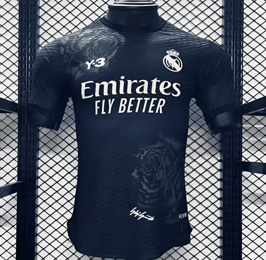 24/25 Real Madrid x Yamamoto Black Jersey