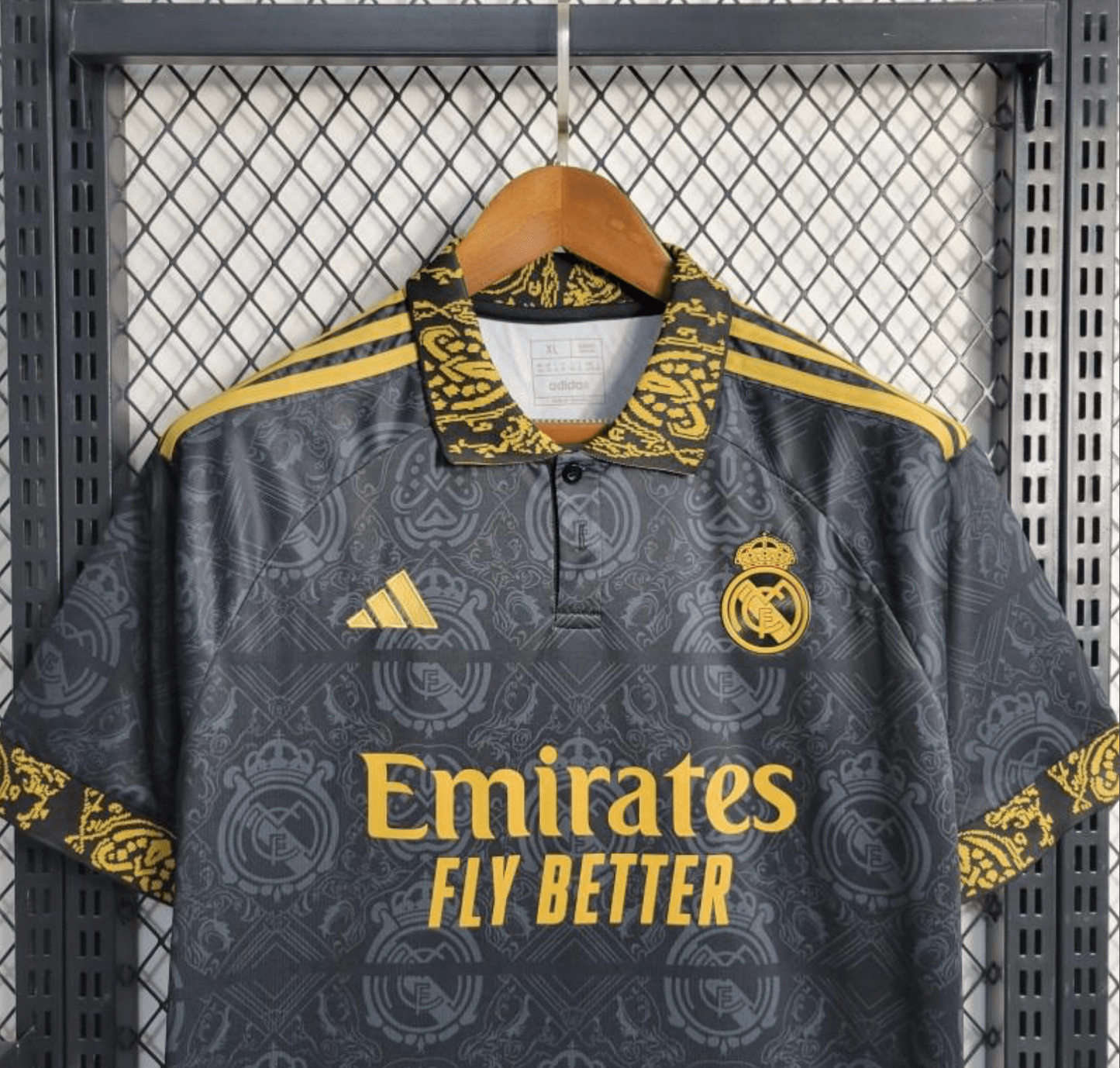 23/24 Real Madrid Black Special Polo Jersey