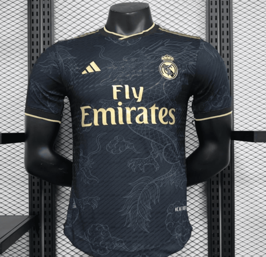 23/24 Real Madrid Black Dragon Jersey